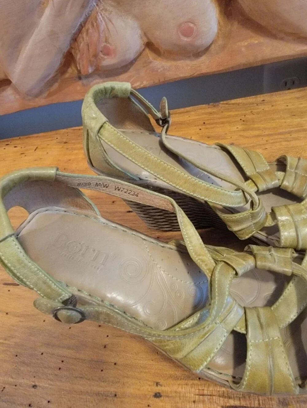 Born Y2K Green Leather 1.5